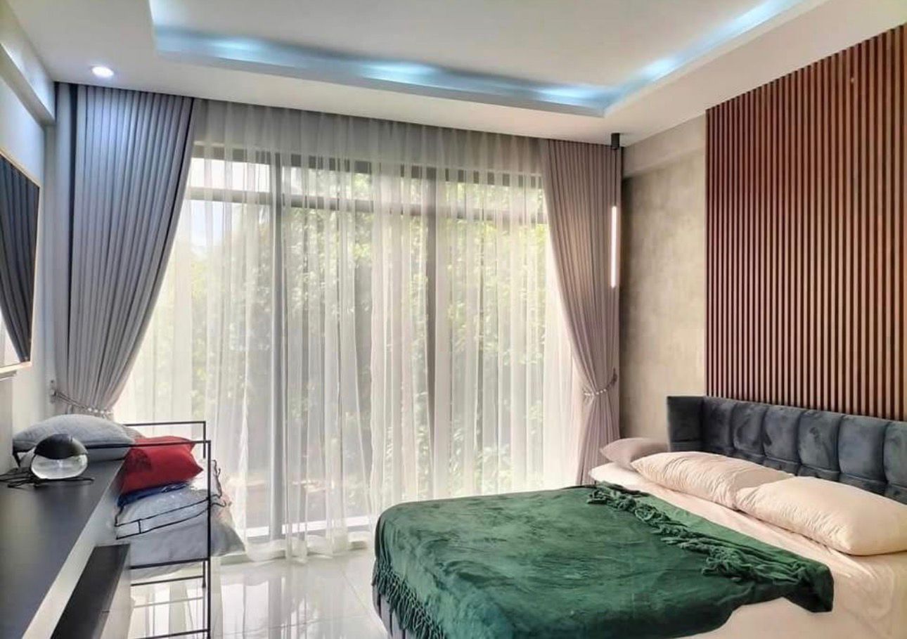 Ethereal sheer curtains